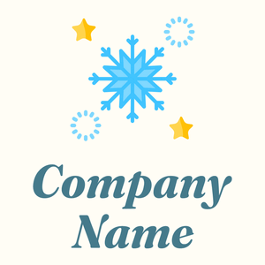 Snowflake on a Floral White background - Paysager