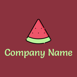 Watermelon logo on a Old Brick background - Nourriture & Boisson