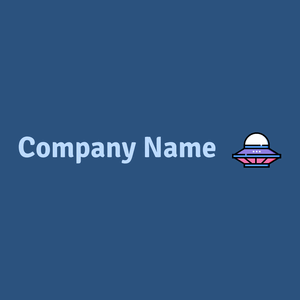 Alien logo on a Venice Blue background - Tecnología