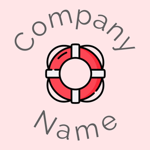 Lifesaver logo on a Misty Rose background - Seguridad