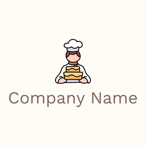 Baker on a Floral White background - Cibo & Bevande