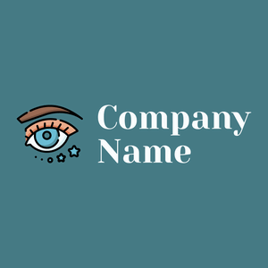 Makeup logo on a Paradiso background - Moda & Belleza