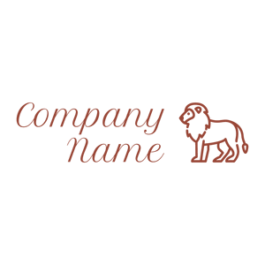 Lion logo on a White background - Animales & Animales de compañía