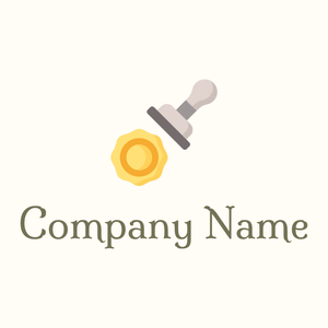 Stamp logo on a Floral White background - Sommario