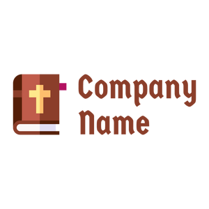 Bible logo on a White background - Religion
