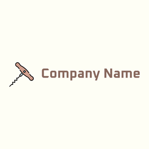 Corkscrew logo on a Ivory background - Abstract