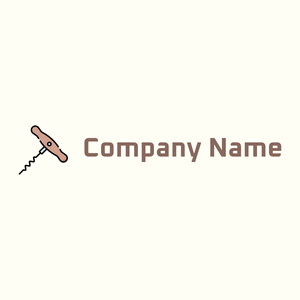 Corkscrew logo on a Ivory background - Abstrato