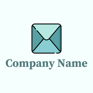 Mail inbox app logo on a Azure background - Comunicazioni