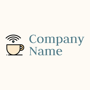 Wifi logo on a Floral White background - Alimentos & Bebidas