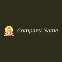 Durga logo on a Mikado background - Religiosidade