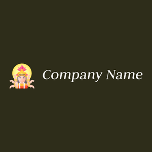 Durga logo on a Mikado background - Religiosidade