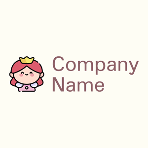 Princess logo on a Ivory background - Abstrait