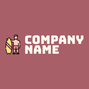 Surfer logo on a Coral Tree background - Communauté & Non-profit