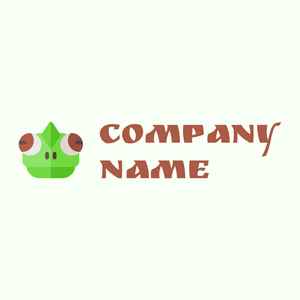 Chameleon on a Honeydew background - Viajes & Hoteles