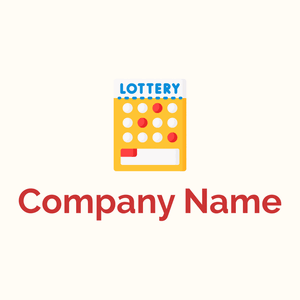 Lottery logo on a Floral White background - Jogos & Recreação