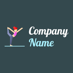 Yoga pose on a Blue Dianne background - Medical & Farmacia