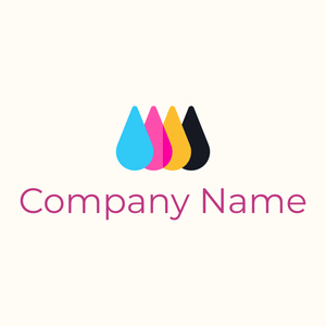 Ink logo on a Floral White background - Domaine des communications