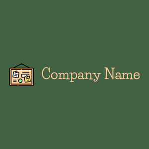 Outlined Board logo on a Tom Thumb background - Abstrait