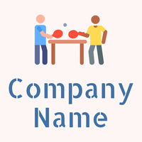 Table tennis logo on a Snow background - Juegos & Entretenimiento