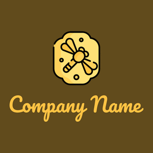 Fossil logo on a Antique Brass background - Medio ambiente & Ecología