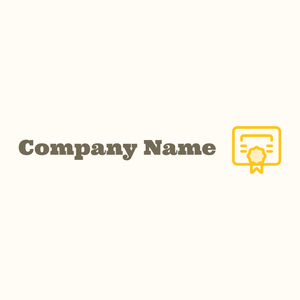 Certificate logo on a Floral White background - Sommario