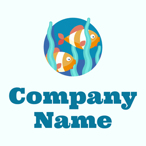 Fish on a Azure background - Dieren/huisdieren