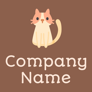 Blanched Almond Cat on a Spicy Mix background - Animali & Cuccioli