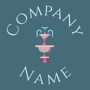 Fountain logo on a Bismark background - Architektur
