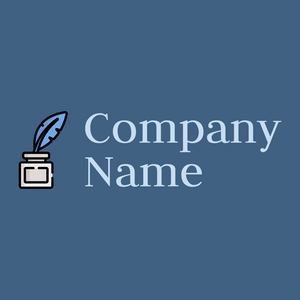 Ink bottle logo on a Calypso background - Comunicaciones