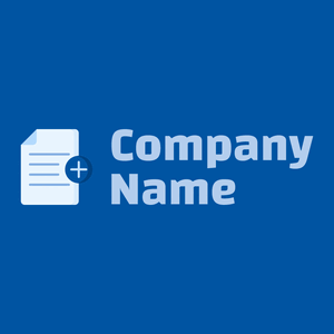 Add file logo on a Cobalt background - Abstrato