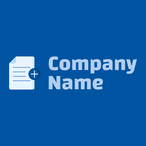 Add file logo on a Cobalt background - Abstrait