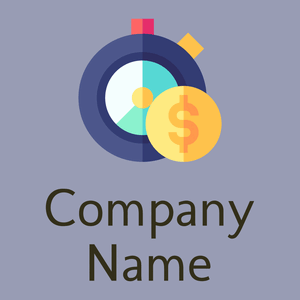 Time is money logo on a Logan background - Negócios & Consultoria
