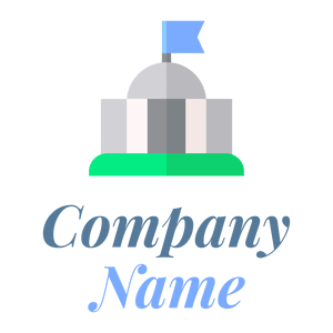 minimalist Embassy on a White background - Politik