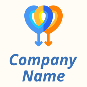 Gay logo on a Floral White background - Encontros & Relacionamentos