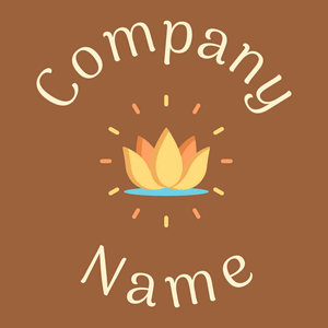 Lotus logo on a Desert background - Fiori