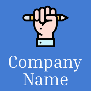 Copywriting logo on a Royal Blue background - Empresa & Consultantes