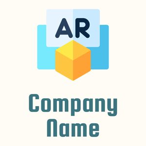 Ar on a Floral White background - Abstrait