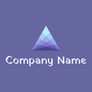 Triangle logo on a Scampi background - Abstracto