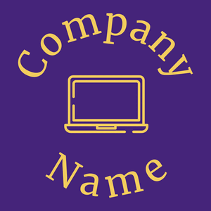 Laptop logo on a Windsor background - Negócios & Consultoria