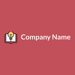 Knowledge logo on a Fuzzy Wuzzy Brown background - Abstract