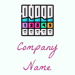 Manga logo on a Mint Cream background - Divertissement & Arts