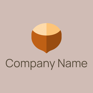 Hazelnut logo on a Cold Turkey background - Comida & Bebida