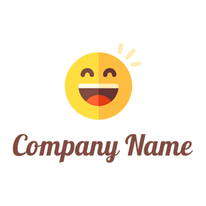 Happy logo on a White background - Abstrait