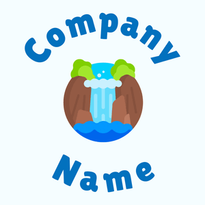 Waterfall on a Azure background - Medio ambiente & Ecología