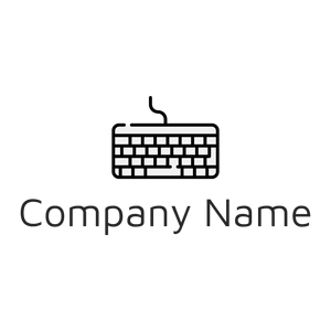 Keyboard on a White background - Computer
