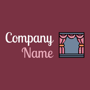 Bermuda Grey Theater on a Flirt background - Abstract