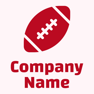 Rugby ball on a Lavender Blush background - Esportes