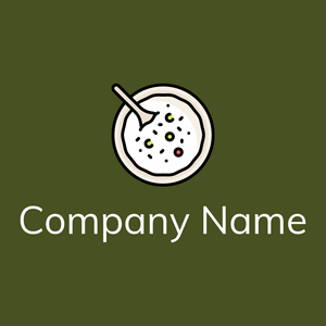 Congee logo on a Army green background - Eten & Drinken