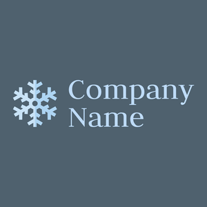 Snowflake on a Smalt Blue background - Paysager