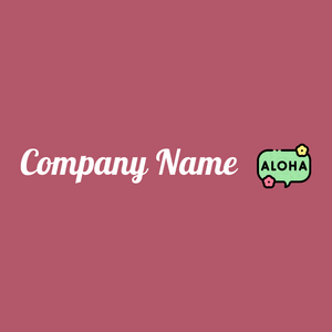 Aloha logo on a Blush background - Viajes & Hoteles